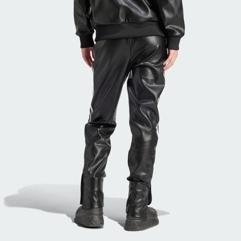 ADIDAS ORIGINALS PREMIUM FAUX LEATHER SST LUXE TRACK PANTS Python skin Small NWT - Picture 14 of 17